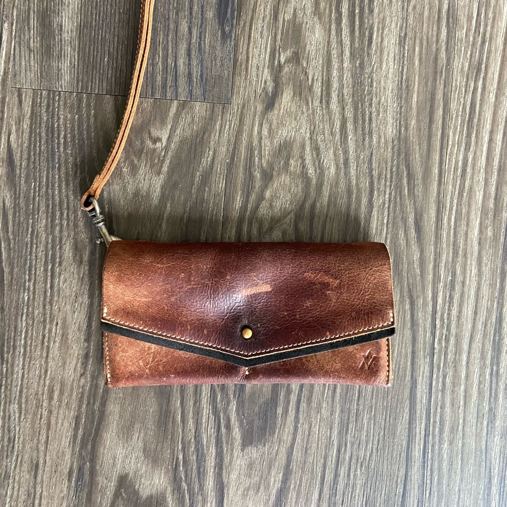 Able real leather wallet